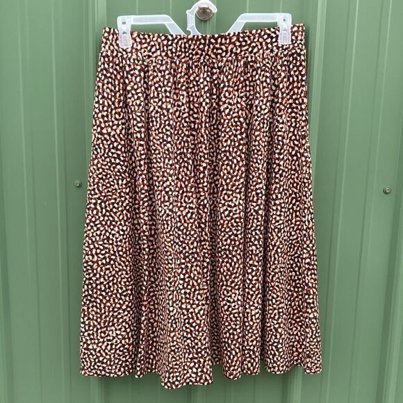 Women’s Leota Wrinkle Free Pull On Stretch Skirt With Pockets Size XL - Picture 5 of 5